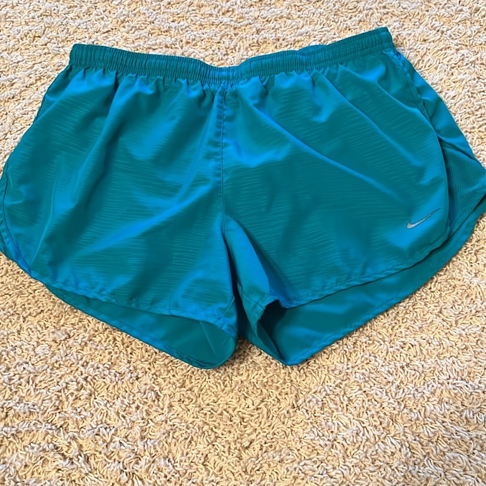 Nike dri-fit running shorts with built in liner, adjustable waist